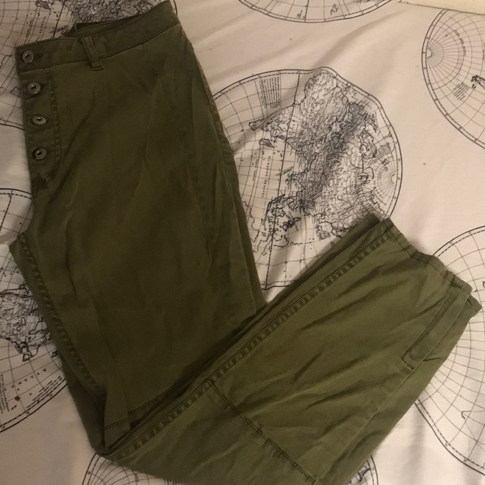 Green pants